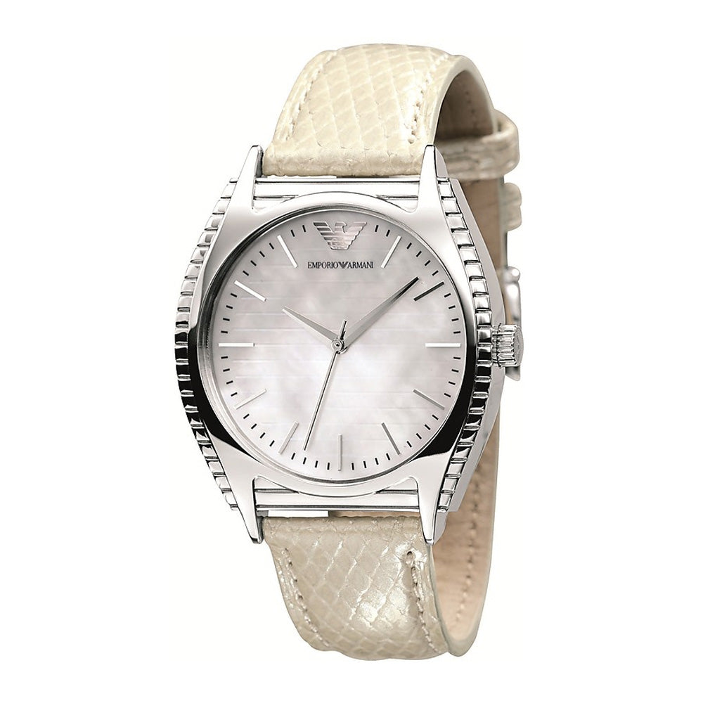 Orologio donna ARMANI AR0766 cassa rotonda sportivo ed elegante cinturino in pelle