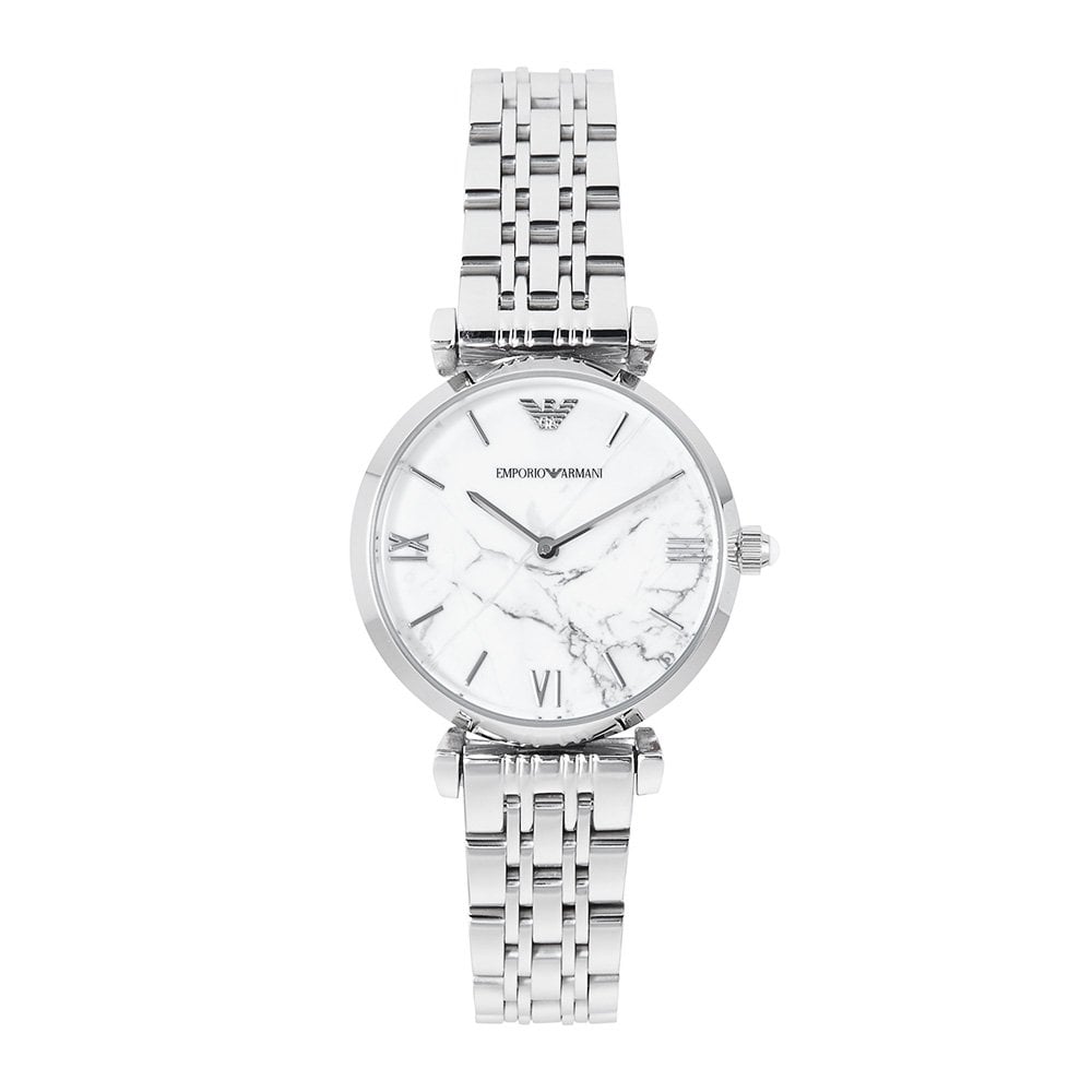 Orologio Armani AR11170 - Gioielli Sant'Oro donna chic elegante bianco metallo