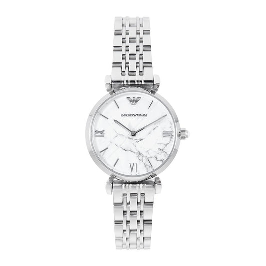 Orologio Armani AR11170 - Gioielli Sant'Oro donna chic elegante bianco metallo