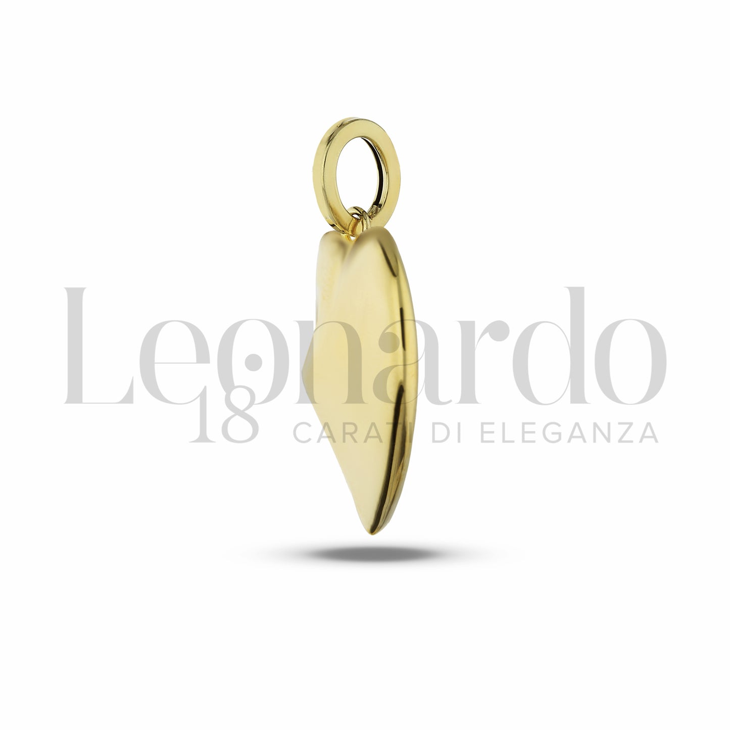 Pendente a Cuore da Donna in Oro 18 Carati in Oro Giallo da 2,4 gr.