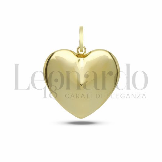 Pendente a Cuore da Donna in Oro 18 Carati in Oro Giallo da 2,4 gr.