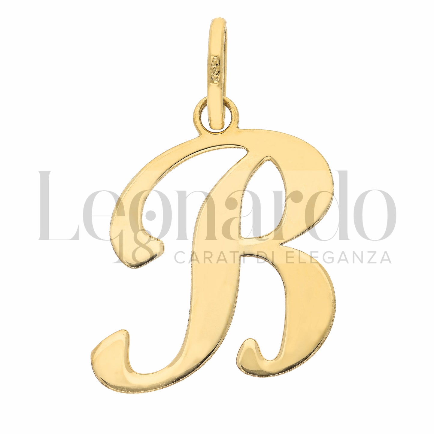 Pendente Letterina in Oro 18 Carati Lettere Dalla A alla Z in Oro Giallo da 1,10 gr.