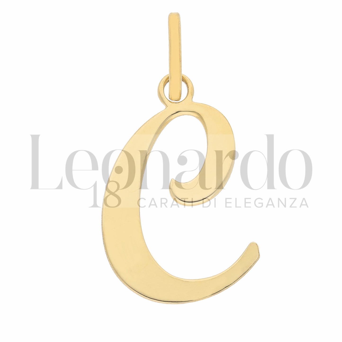 Pendente Letterina in Oro 18 Carati Lettere Dalla A alla Z in Oro Giallo da 1,10 gr.