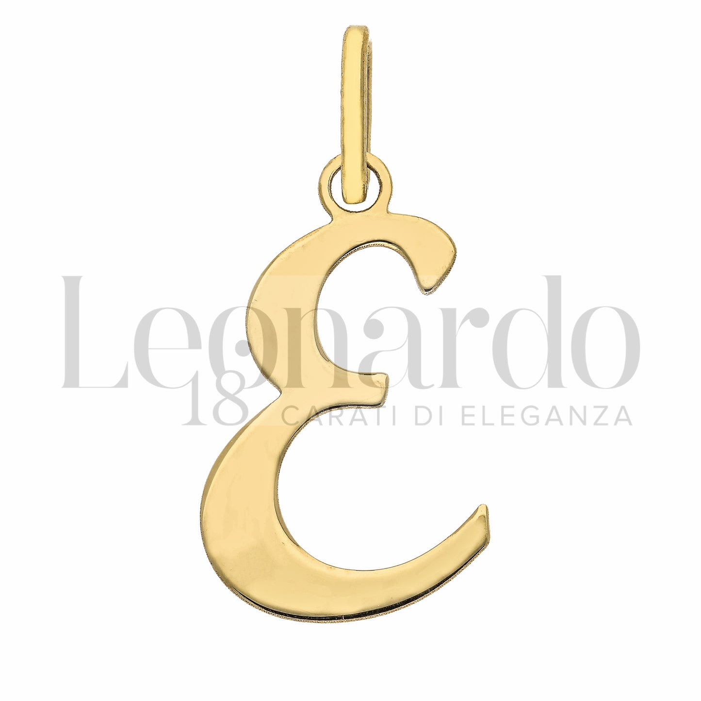 Pendente Letterina in Oro 18 Carati Lettere Dalla A alla Z in Oro Giallo da 1,10 gr.