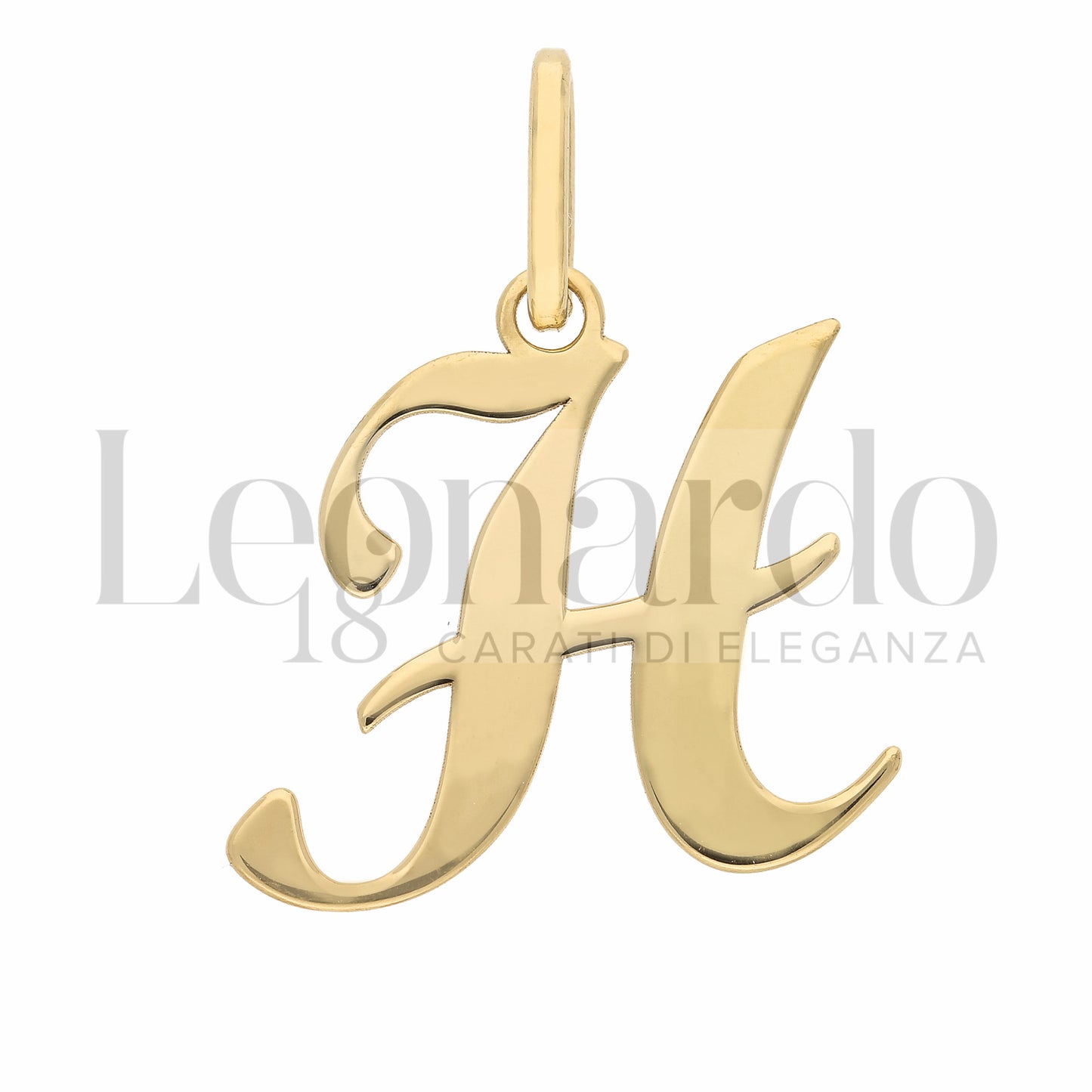 Pendente Letterina in Oro 18 Carati Lettere Dalla A alla Z in Oro Giallo da 1,10 gr.