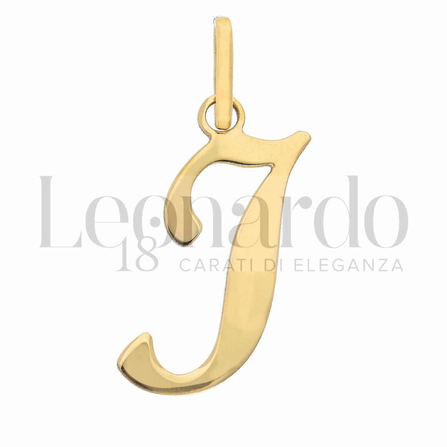 Pendente Letterina in Oro 18 Carati Lettere Dalla A alla Z in Oro Giallo da 1,10 gr.