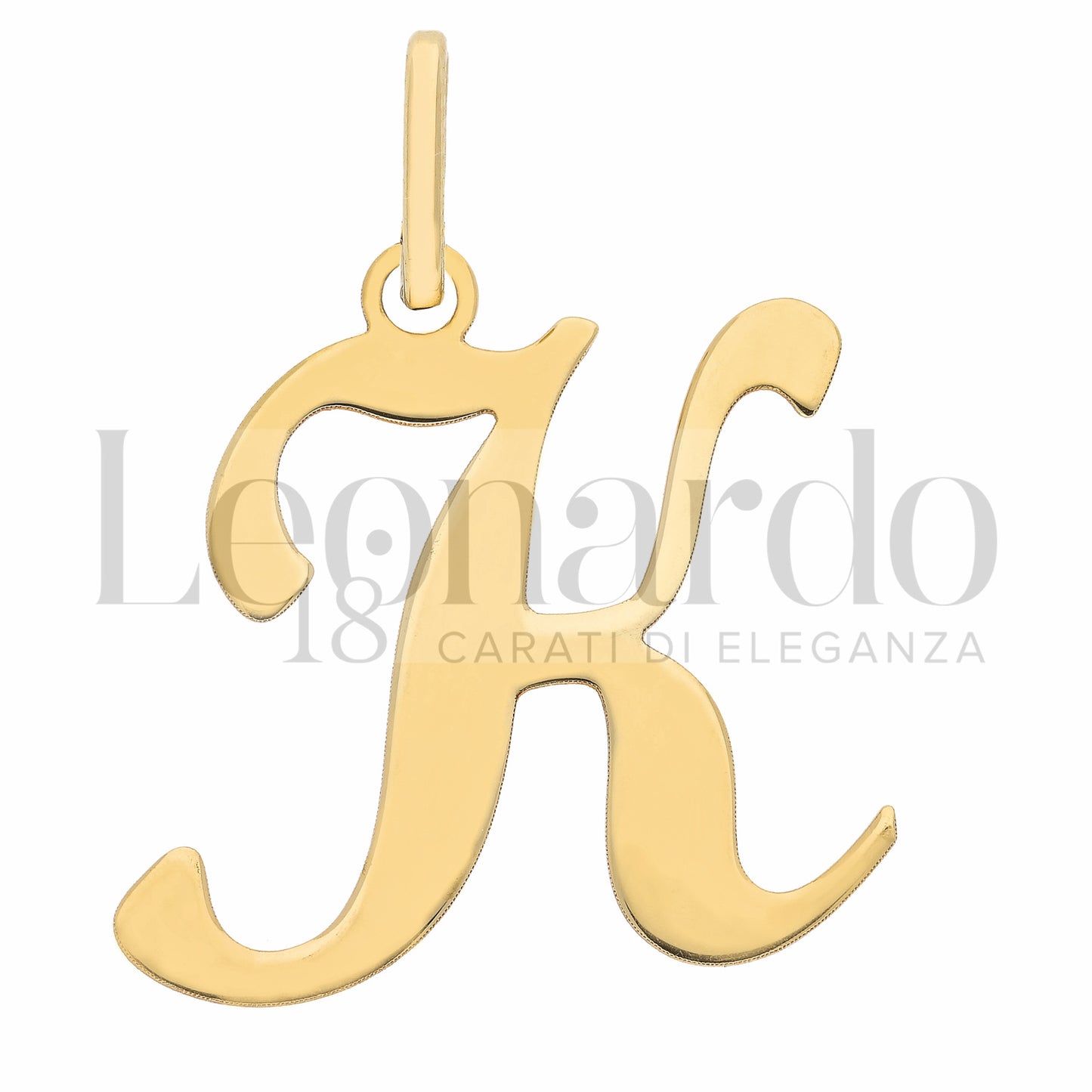 Pendente Letterina in Oro 18 Carati Lettere Dalla A alla Z in Oro Giallo da 1,10 gr.