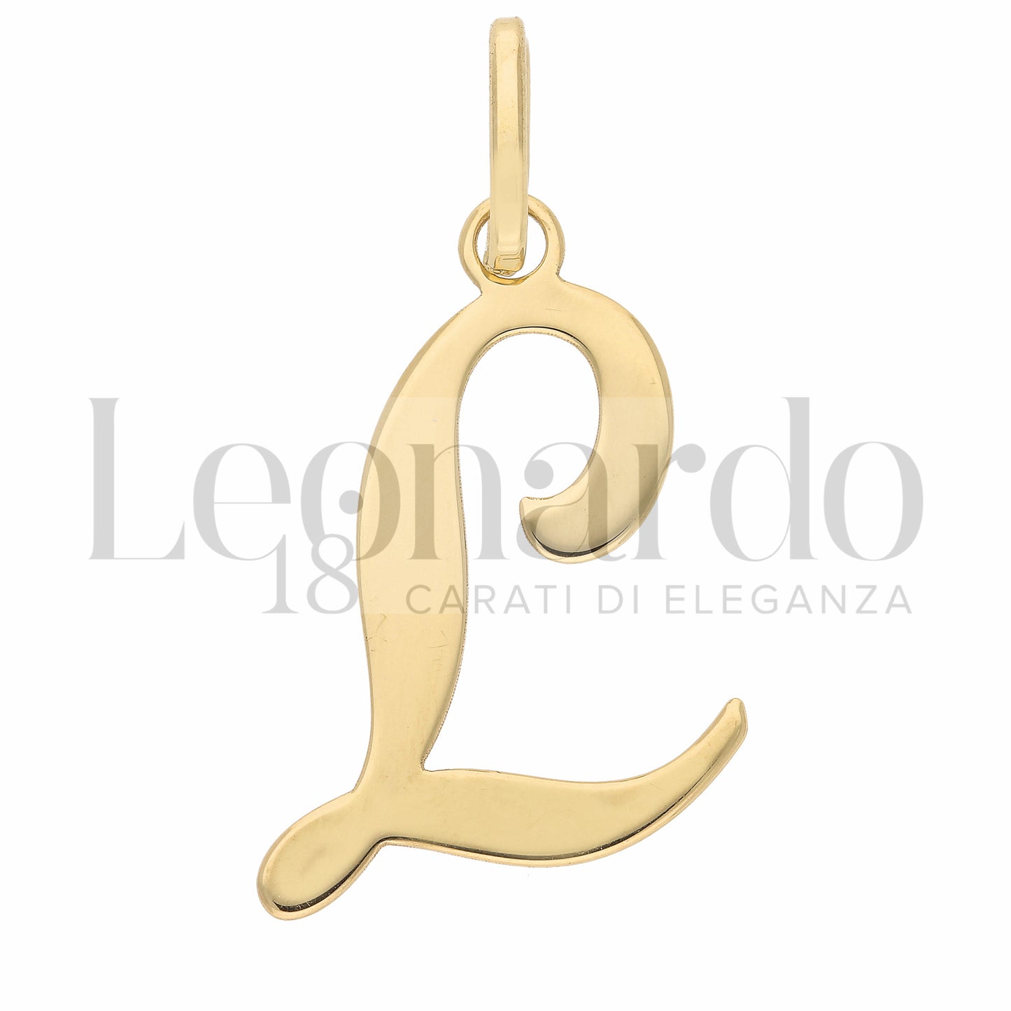 Pendente Letterina in Oro 18 Carati Lettere Dalla A alla Z in Oro Giallo da 1,10 gr.