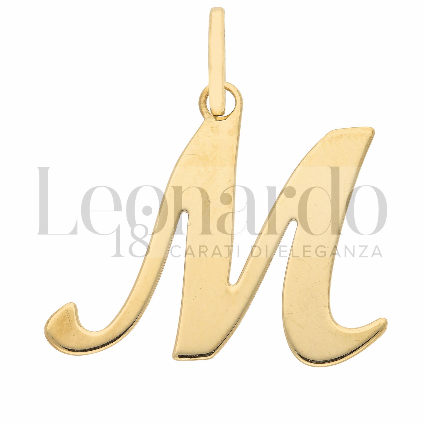 Pendente Letterina in Oro 18 Carati Lettere Dalla A alla Z in Oro Giallo da 1,10 gr.