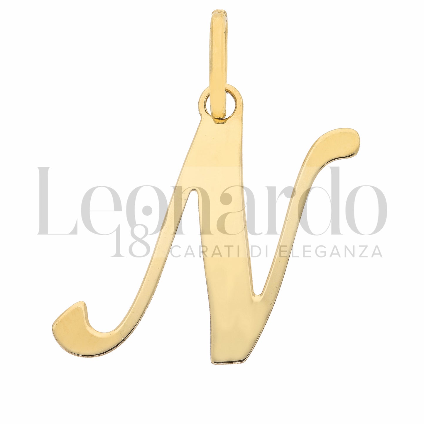 Pendente Letterina in Oro 18 Carati Lettere Dalla A alla Z in Oro Giallo da 1,10 gr.