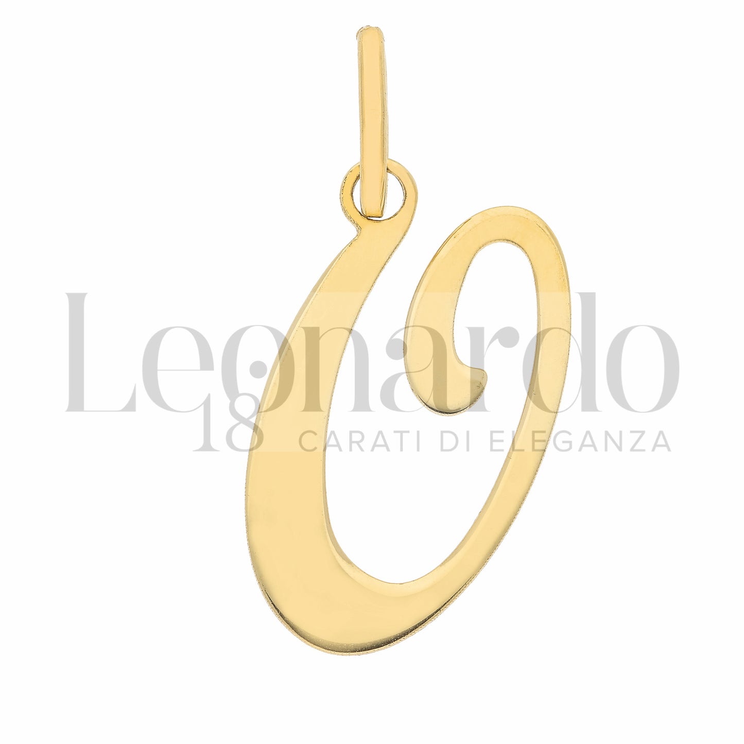 Pendente Letterina in Oro 18 Carati Lettere Dalla A alla Z in Oro Giallo da 1,10 gr.