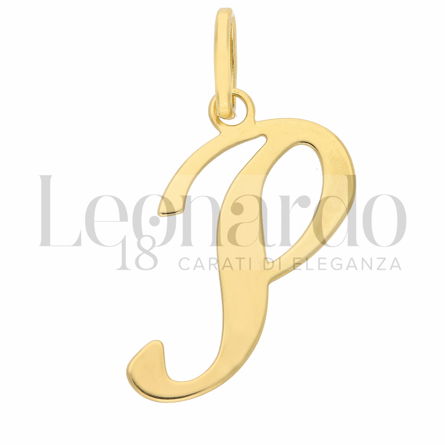 Pendente Letterina in Oro 18 Carati Lettere Dalla A alla Z in Oro Giallo da 1,10 gr.