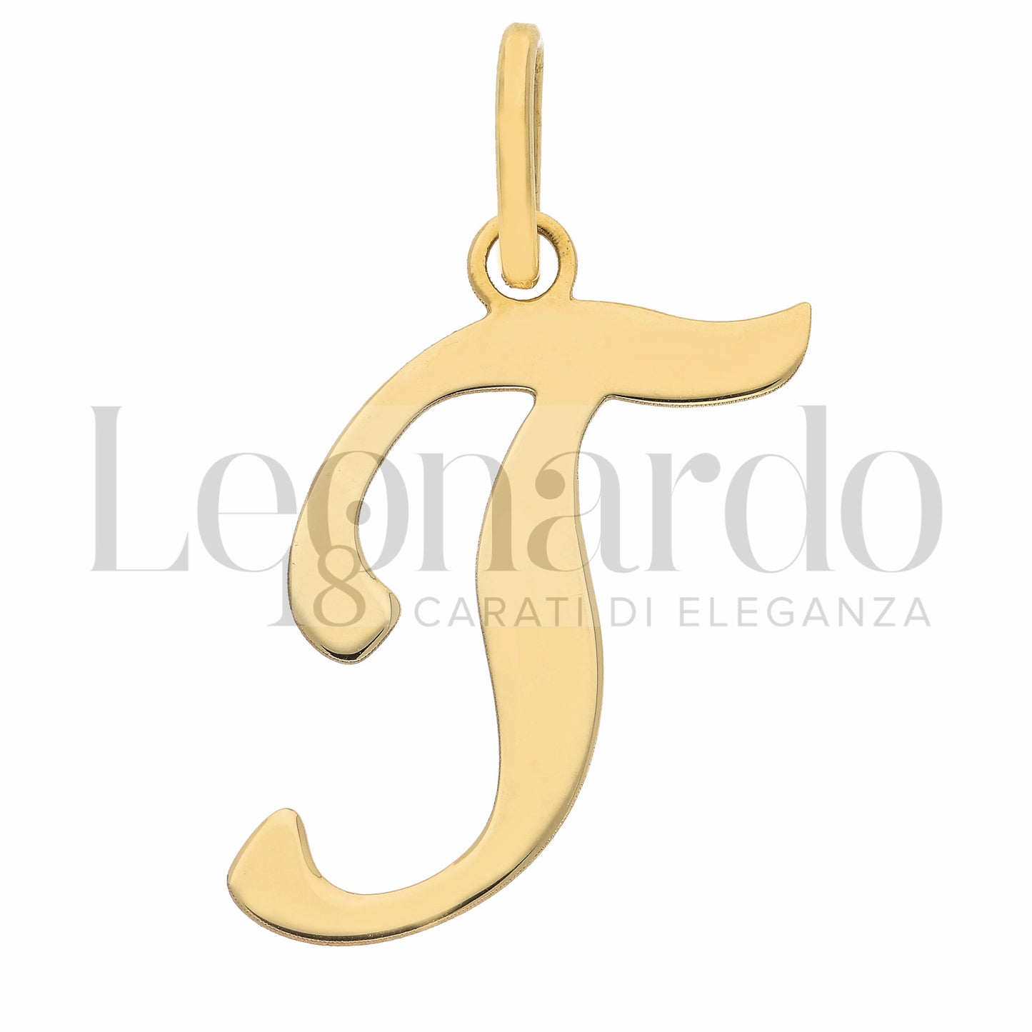 Pendente Letterina in Oro 18 Carati Lettere Dalla A alla Z in Oro Giallo da 1,10 gr.