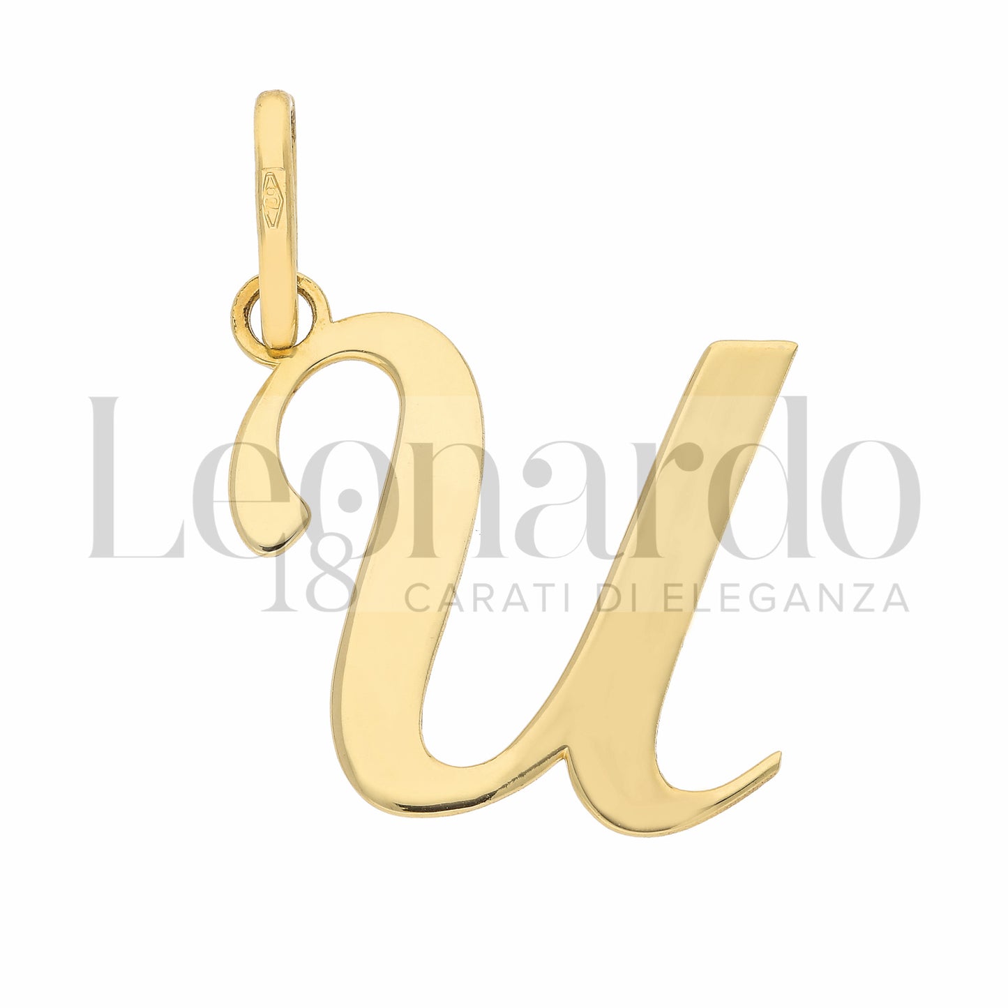 Pendente Letterina in Oro 18 Carati Lettere Dalla A alla Z in Oro Giallo da 1,10 gr.