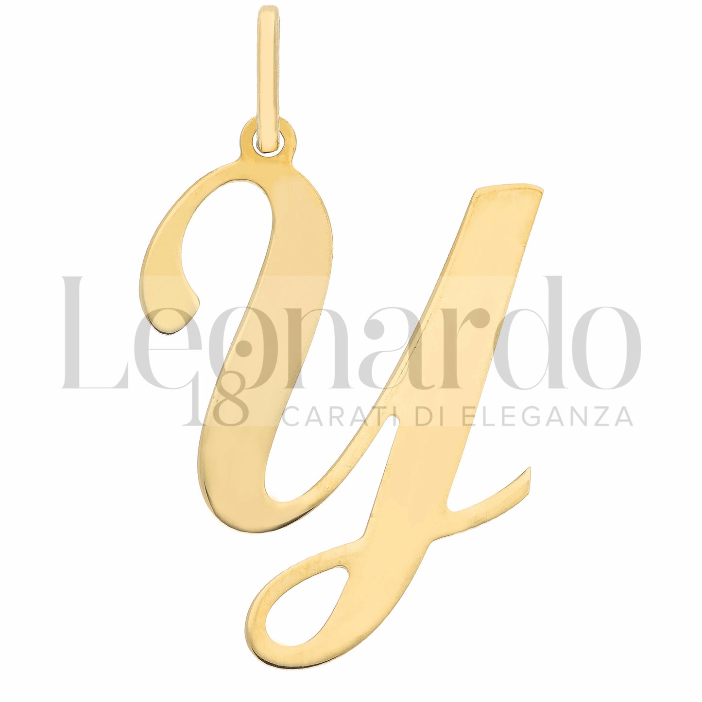 Pendente Letterina in Oro 18 Carati Lettere Dalla A alla Z in Oro Giallo da 1,10 gr.