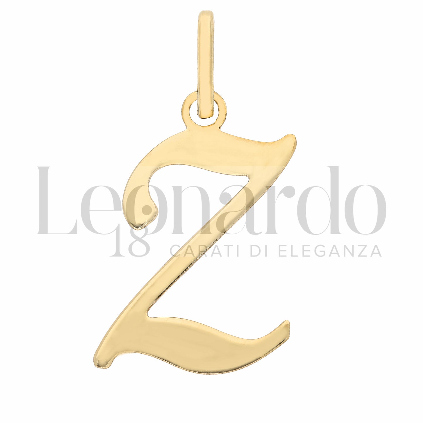 Pendente Letterina in Oro 18 Carati Lettere Dalla A alla Z in Oro Giallo da 1,10 gr.