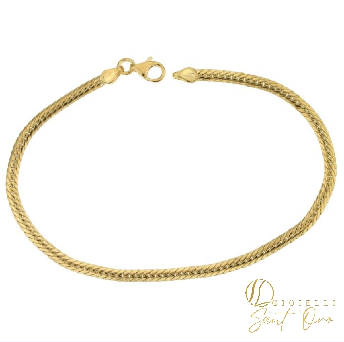 Bracciale a Grumetta in Oro 18kt - Gioielli Sant’Oro