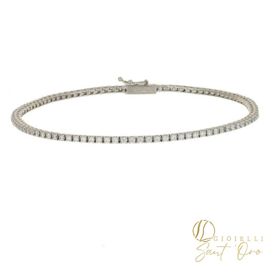 Bracciale tennis in Oro 18kt - Gioielli Sant'Oro