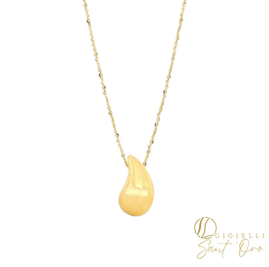 Collana Donna a Goccia in Oro 18kt - Gioielli Sant’Oro